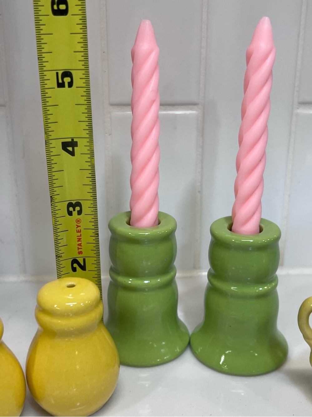 Vintage Frenzy Toy Colorful Tea set For Doll Or Pretend Play - Picture 3 of 7